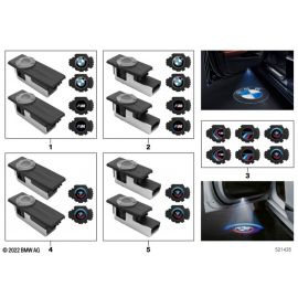 Genuine LED Door Projectors 50 Years M 50mm 63 31 5 A64 018 buy in USA