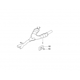 Genuine Exhaust Muffler/Sillencer Vibration Absorber 18 30 1 432 873 buy in USA