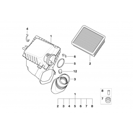 Genuine Air Intake Silencer Muffler 13 71 7 526 411 buy in USA