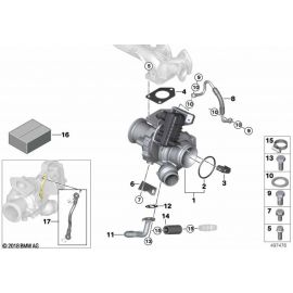 Genuine Exhaust Turbocharger Hose Pipe Line Replacement 11 42 7 807 796 buy in USA