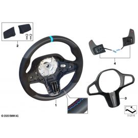 Genuine Steering Wheel M Performance 32 30 2 462 910 buy in USA