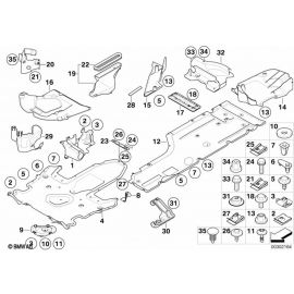 Genuine Underfloor Coating Center Transmission Belly Pan 51 75 7 180 521 buy in USA