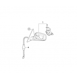 Genuine Right OS Exterior Wing Mirror Heated 51 16 8 247 118 buy in USA