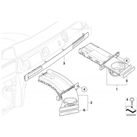 Genuine Cup Drinks Bottle Holder Right O/S Driver Side 51 45 9 173 464 buy in USA