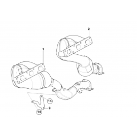 Genuine Exhaust Silencer/Muffler Bracket 18 20 7 507 584 buy in USA