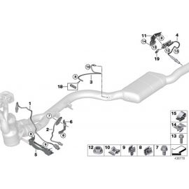 Genuine Emission Lambda Probe Prestol Cage Fixing 32 41 1 095 443 buy in USA