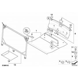 Genuine Expanding Rivet x3 Black Fits E81 E82 E87 E87 LCI E88 F45 51498166702 buy in USA