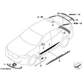 Genuine M Performance Right OS Brake Air Inlet Trim Carbon MSP 51115A56346 buy in USA