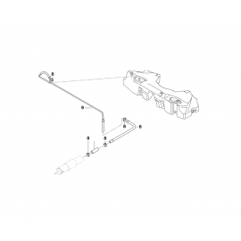 Genuine Fuel Pipe/Hose Feed Line Rear 16 12 1 183 276 buy in USA