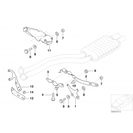 Genuine Suspension Muffler Exhaust Clamp buy in USA