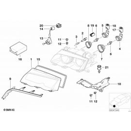 Genuine Fog Headlight Parking Light Bulb Socket Holder 63 12 8 380 205 buy in USA