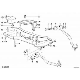 Genuine Front Left Side NS Tie Rod Without Rubber Mounting 31 12 1 132 353 buy in USA