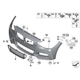 Genuine Trim Panel Front Towing Lug Cover Primed 51 11 8 064 578 buy in USA