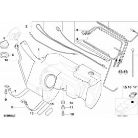 Genuine Fuel Tank Support Vehicle Car Replacement Spare Part 16 11 1 185 025 buy in USA