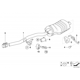 Genuine Exhaust System Vibration Absorber Bushing buy in USA