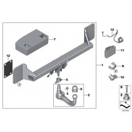 Genuine Detachable Towing Hitch Covering Cap Oris 71 60 1 133 279 buy in USA