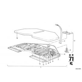 Genuine Sound Absorber 71 11 1 113 754 buy in USA