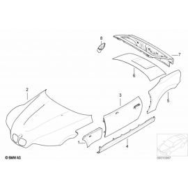 Genuine Rear Left Side Panel Wide Exterior Entrance 41 21 8 401 405 buy in USA