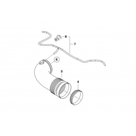 Genuine Mass Air Flow Sensor Rubber Boot/Tube Part buy in USA