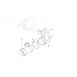 Genuine Air Flow Sensor Rubber Boot/Tube 13 71 1 439 338 buy in USA