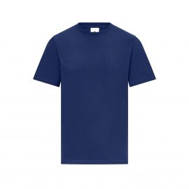 Genuine Logo Embossed Small Unisex Mens Womens Ladies T Shirt Blue Cotton 80 14 5 B36 AD5 buy in USA