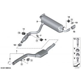 Genuine Exhaust Tail Pipe Trim Chrome 90mm Diameter Tailpipe 18 30 8 686 703 buy in USA