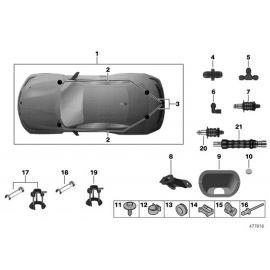 Genuine 2x Pneumatic Lifting System Line Rivet 4-4A 07 12 9 948 750 buy in USA