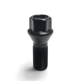 ✯✯✯✯✯ PlusTrack Extended Lug Bolt 12x1.5 Black 44mm Conical Tapered 17mm Head buy in USA