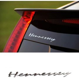 Hennessey Style Ferrari McLaren Chevrolet Dodge Cadillac Lotus Jeep Ford GMC Lincoln Audi Lexus Metal Letters Emblem Rear Sticker Badge Custom Logo buy in USA