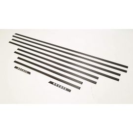 G55 G65 G63 G500 W463 W461 Mercedes G Wagon G class Carbon Fiber Side Door Molding Inserts Trims Set 10 pcs buy in USA