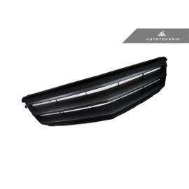 AutoTecknic Replacement Stealth Black Front Grille - Mercedes Benz W204 C-Class Sedan (2008-2013) buy in USA