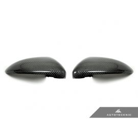 AutoTecknic Replacement Carbon Mirror Covers - Volkswagen Golf R/ Golf GTI MK7 Pre-Facelift buy in USA