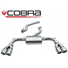 Cobra Sport Cat Back Exhaust for Audi S3 8V Saloon Quattro Non Resonated (AU66) buy in USA