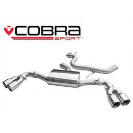 Cobra Sport Cat Back Exhaust for Audi TT MK2 1.8 / 2.0 TFSi 2007-2011 2WD (AU29) buy in USA