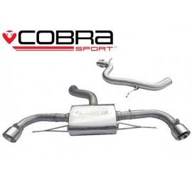 Cobra Sport Cat Back Exhaust for Audi TT MK2 1.8 / 2.0 TFSi 2011-2014 2WD (AU36) buy in USA