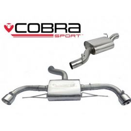 Cobra Sport Cat Back Exhaust for Audi TT MK2 2.0 TFSi Quattro 2012-2014 Resonated (AU25) buy in USA