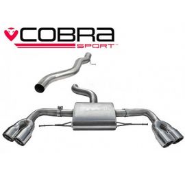 Cobra Sport Cat Back Exhaust for Audi TTS MK2 Quatto 2008-2014, Non Resonated (AU33) buy in USA