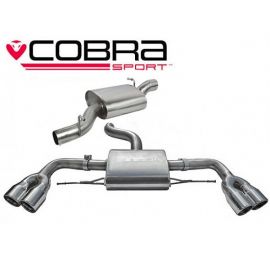 Cobra Sport Cat Back Exhaust for Audi TTS MK2 Quattro 2008-2014, Resonated (AU35) buy in USA