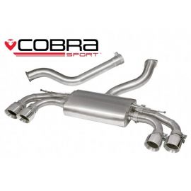 Cobra Sport Cat Back Exhaust for Audi TTS MK3 2.0 TFSi Quattro 2015+ , Non Resonated (AU73) buy in USA