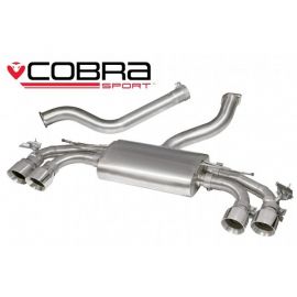 Cobra Sport Cat Back Exhaust for Audi TTS MK3 2.0 TFSi Quattro 2015+, Valve Control, Non Resonated (AU76) buy in USA