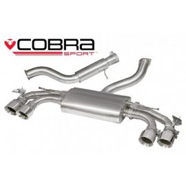 Cobra Sport Cat Back Exhaust for Audi TTS MK3 2.0 TFSi Quattro 2015+, Valve Control, Resonated (AU77) buy in USA