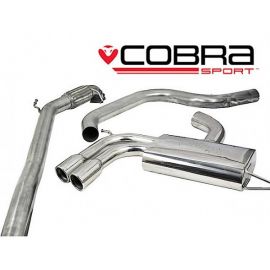 Cobra Sport Turbo Back Exhaust for Audi A3 (8P) 2.0 TFSi Decat Non Resonated (AU15D) buy in USA