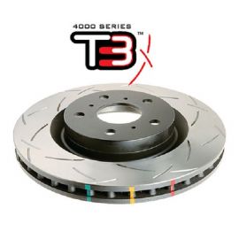 DBA Brake Disc Set Series 4000 Slotted 350x25mm for Ford Focus MK3 RS (DBA42968S) buy in USA