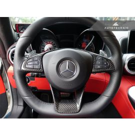 AutoTecknic Carbon Fiber Steering Wheel Trim - Mercedes-Benz Various AMG Vehicles buy in USA