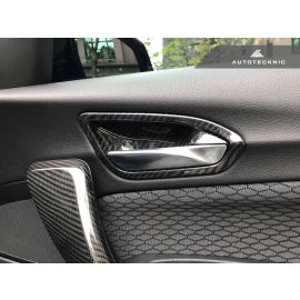 AutoTecknic Dry Carbon Interior Door Handle Trims - F20 1-Series | F22 2-Series | F87 M2 buy in USA