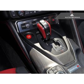 AutoTecknic Dry Carbon Shift Console Cover - Nissan R35 GT-R 2017-Up buy in USA