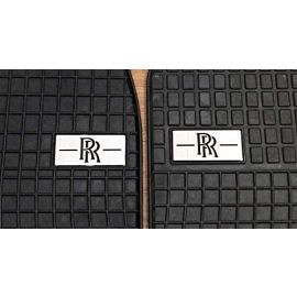 Rolls Royce Metal Emblems Badge Logo Decal for Rubber Floor Mats Set 2 pcs buy in USA