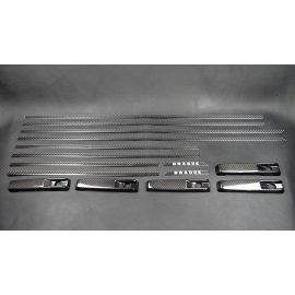 Mercedes G500 G55 G63 G65 G Wagon G Class W463 Brabus Style Side Body Exterior Mouldings + Door Handles Set Carbon buy in USA