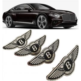 Bentley Seat Badges Logo Metal Emblem Set for Bentley Bentayga Continental GT Flying Spur Mulsanne and Other Models Set of 4 pcs buy in USA