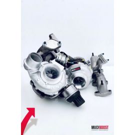 MuchBoost Billet Wheel GTD1756VRK Hybrid Turbo Upgrade vacuum converted with a welded 1.9/2.0 TDI Manifold (T024) buy in USA